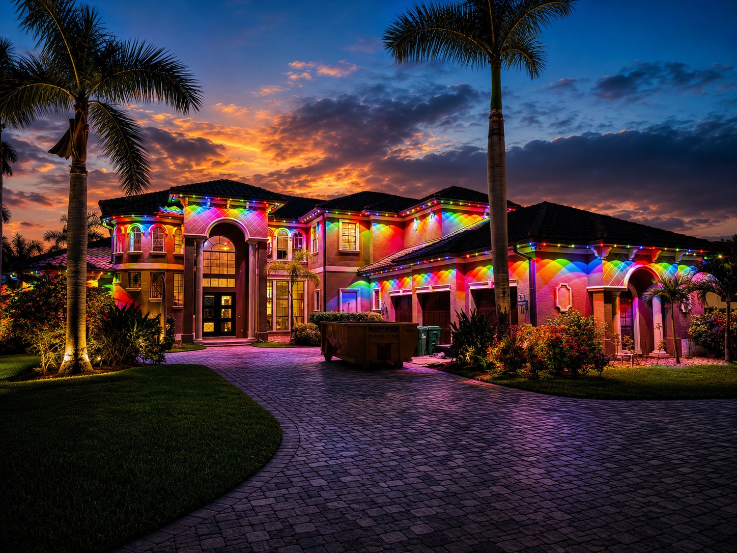 Permanent lighting installation